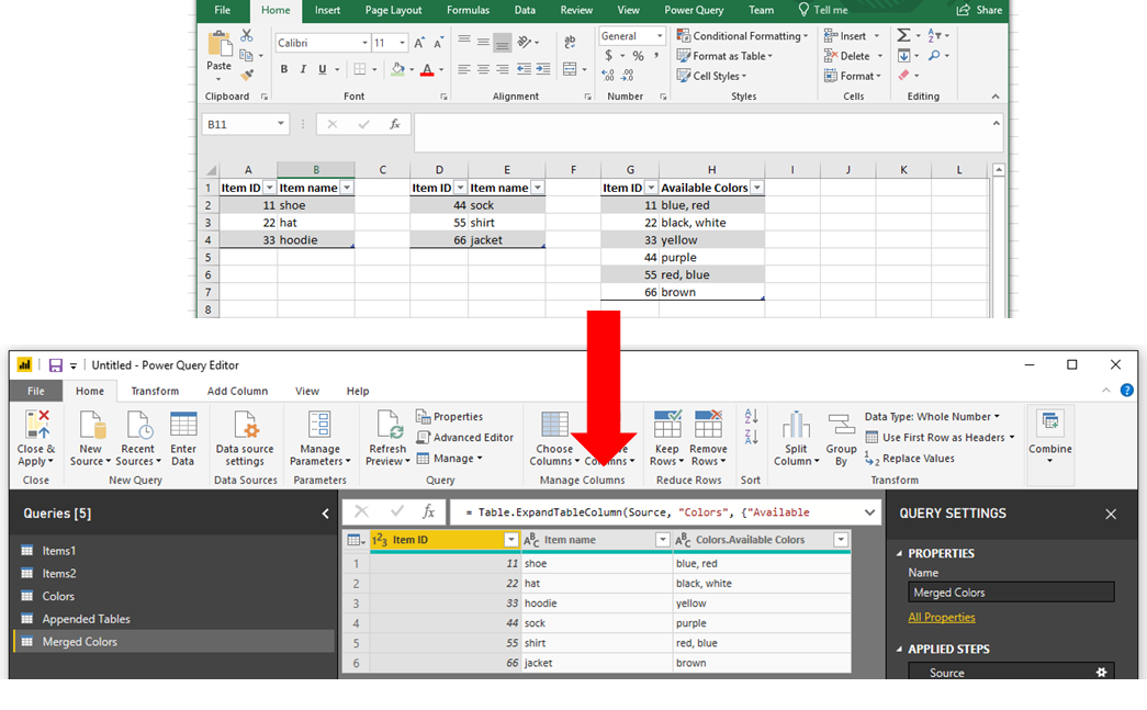  How To Append Two Excel Sheets In Power Bi Printable Templates